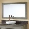 Signature Hardware Wulan 47-1/4 in. Rectangular Mirror in Grey Wash