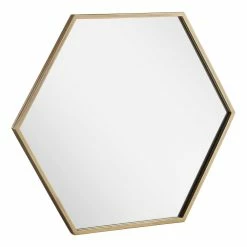 Signature Hardware Sauma 24 in. Hexagonal Vanity Mirror in Antique Brass 9 Signature Hardware Sauma 24 in. Hexagonal Vanity Mirror in Antique Brass -Lotus & Windoware, Inc. Shop Query 1022