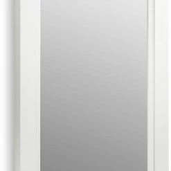 KOHLER Damask® Framed Mirror in Linen White