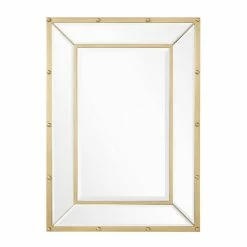 Signature Hardware Joanei 27-7/8 x 38-7/8 x 1-3/8 in. Rectangular Decorative Vanity Mirror in Antique Brass 11 Signature Hardware Joanei 27-7/8 x 38-7/8 x 1-3/8 in. Rectangular Decorative Vanity Mirror in Antique Brass -Lotus & Windoware, Inc. Shop Query 1037
