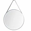 James Martin Vanities 27-5/8 in. Round LED Mirror in Brushed Nickel