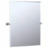 Gatco Rectangle Mirror in Satin Nickel