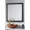 Signature Hardware Halifax 30 in. Rectangular Vanity Mirror in Midnight Navy Blue
