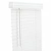 Lotus & Windoware, Inc. 69 x 72 x 2 in. Faux Wood Cordless Blind in White