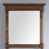 James Martin Vanities Brookfield 39.5 in. Mirror, Country Oak