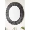 Signature Hardware Rubidoux 30 in. Iron Vanity Mirror in Black Powder Coat