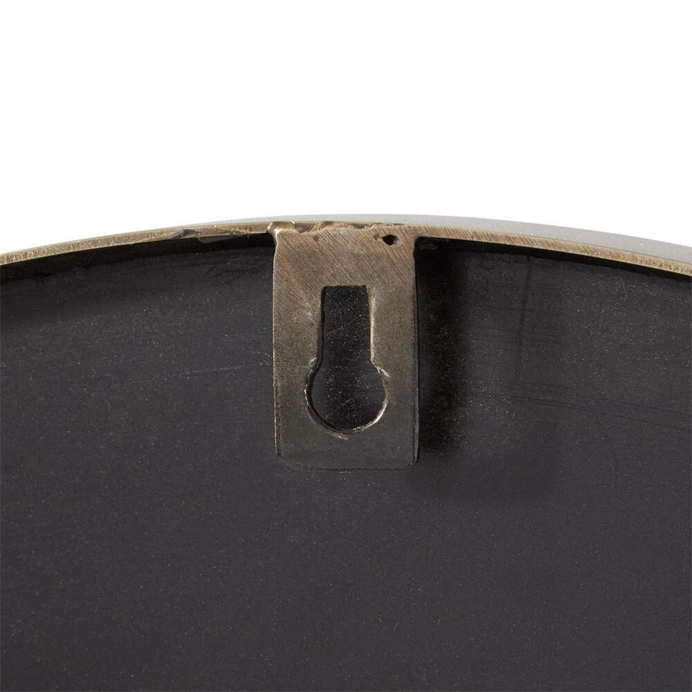 Signature Hardware Reka 30-3/4 x 7/8 in. Round Decorative Vanity Mirror in Antique Brass 3 Signature Hardware Reka 30-3/4 x 7/8 in. Round Decorative Vanity Mirror in Antique Brass - Image 3