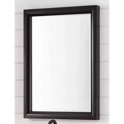 Signature Hardware Talyn 30 in. Rectangular Vanity Mirror in Black