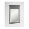 Fairmont Designs Smithfield 34 x 24 in. Framed Rectangle Mirror in Medium Grey