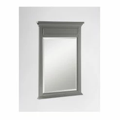 Fairmont Designs Smithfield 34 x 24 in. Framed Rectangle Mirror in Medium Grey