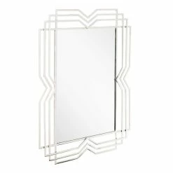 Signature Hardware Solandra 29-3/4 x 39-5/8 x 1 in. Rectangular Decorative Vanity Mirror in Black Powder Coat 7 Signature Hardware Solandra 29-3/4 x 39-5/8 x 1 in. Rectangular Decorative Vanity Mirror in Black Powder Coat -Lotus & Windoware, Inc. Shop Query 1227