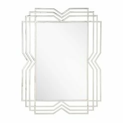 Signature Hardware Solandra 29-3/4 x 39-5/8 x 1 in. Rectangular Decorative Vanity Mirror in Black Powder Coat 8 Signature Hardware Solandra 29-3/4 x 39-5/8 x 1 in. Rectangular Decorative Vanity Mirror in Black Powder Coat -Lotus & Windoware, Inc. Shop Query 1228