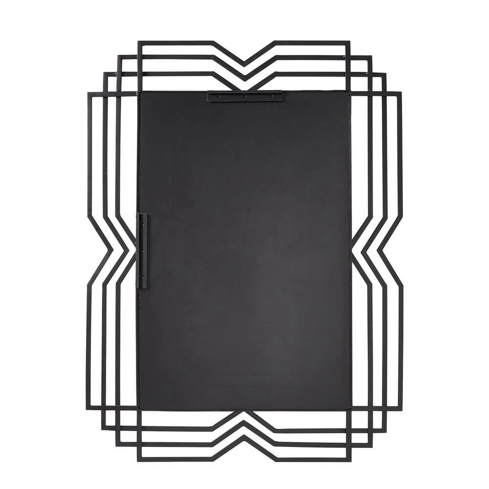 Signature Hardware Solandra 29-3/4 x 39-5/8 x 1 in. Rectangular Decorative Vanity Mirror in Antique Brass 2 Signature Hardware Solandra 29-3/4 x 39-5/8 x 1 in. Rectangular Decorative Vanity Mirror in Antique Brass - Image 2