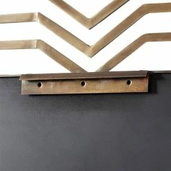 Signature Hardware Solandra 29-3/4 x 39-5/8 x 1 in. Rectangular Decorative Vanity Mirror in Antique Brass 8 Signature Hardware Solandra 29-3/4 x 39-5/8 x 1 in. Rectangular Decorative Vanity Mirror in Antique Brass -Lotus & Windoware, Inc. Shop Query 1232