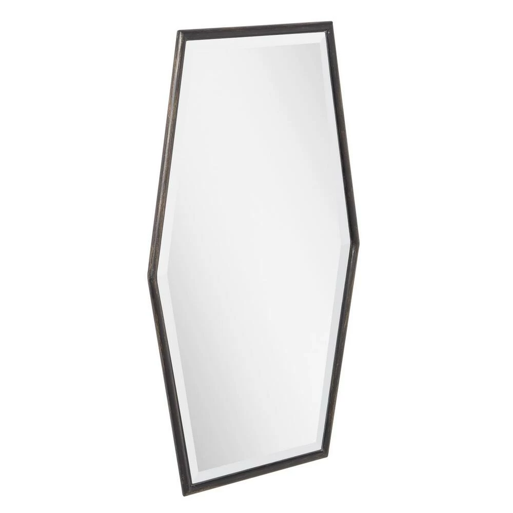 Signature Hardware Solandra 29-3/4 x 39-5/8 x 1 in. Rectangular Decorative Vanity Mirror in Nickel 3 Signature Hardware Solandra 29-3/4 x 39-5/8 x 1 in. Rectangular Decorative Vanity Mirror in Nickel - Image 3