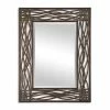 Uttermost Company Dorigrass 42 x 32 in. Forged Metal Mirror in Brown