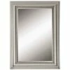 Uttermost Company Stuart 37 in. Beveled Mirror in Silver Leaf
