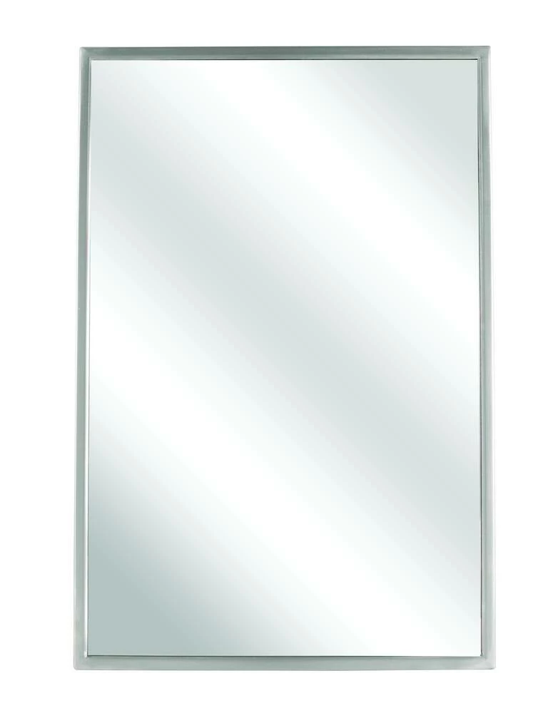 Bradley Corporation BradEx® 60 x 24 in. Theft Resistant Mount Angle Mirror 1 Bradley Corporation BradEx® 60 x 24 in. Theft Resistant Mount Angle Mirror