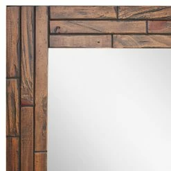 Signature Hardware Ansel 36 in. Rectangular Vanity Mirror in Farmhouse Brown -Lotus & Windoware, Inc. Shop Query 1290