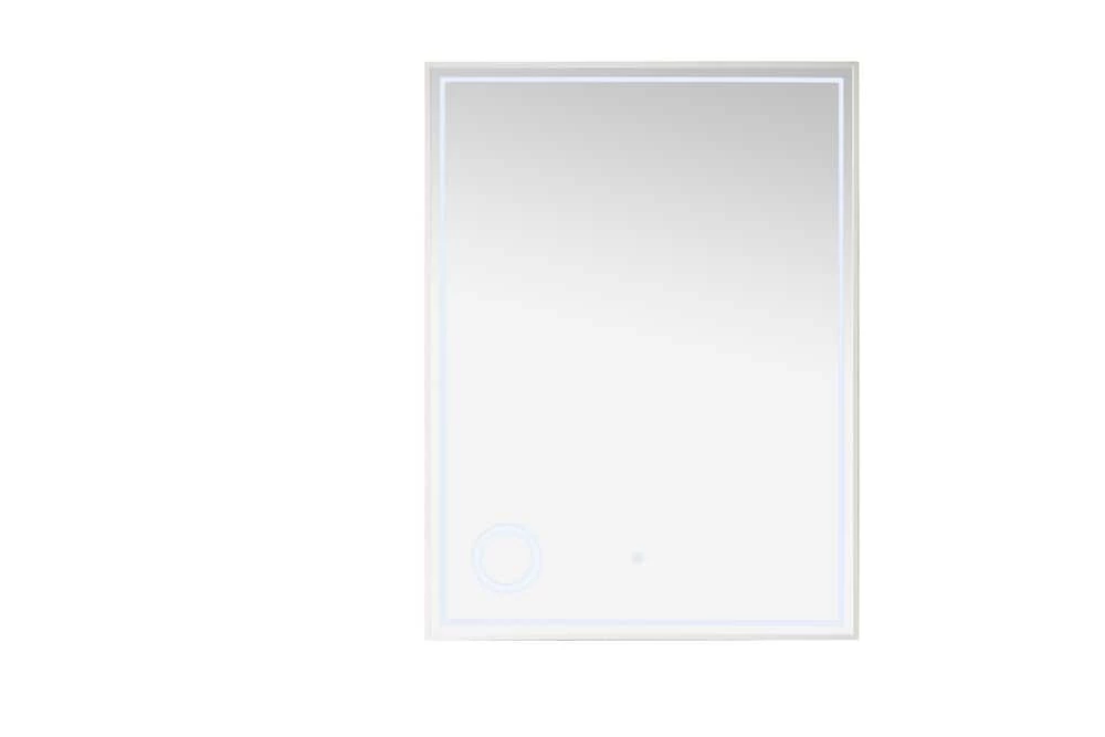 James Martin Vanities 29-1/2 in. Rectangular LED Mirror in Glossy White 1 James Martin Vanities 29-1/2 in. Rectangular LED Mirror in Glossy White