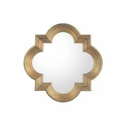 28 x 28 in. Mirror in Antique Gold