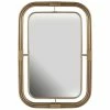 Capital Lighting 28-1/4 x 42-1/4 in. Metal Wall Mount Rectangular Decorative Mirror in Aged Brass