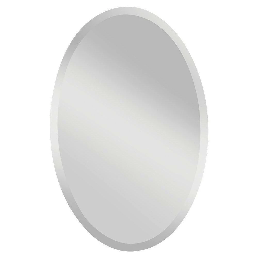 Feiss Infinity 36 in. Oval Mirror in Clear 1 Feiss Infinity 36 in. Oval Mirror in Clear