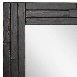Signature Hardware Ansel 24 in. Rectangular Vanity Mirror in Rustic Black -Lotus & Windoware, Inc. Shop Query 1370