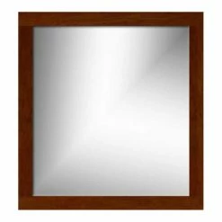 Strasser Woodenworks 32 in. Rectangle Mirror in Chocolate Cherry