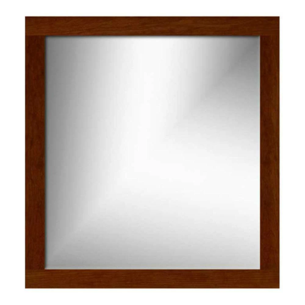 Strasser Woodenworks 32 in. Rectangle Mirror in Chocolate Cherry 1 Strasser Woodenworks 32 in. Rectangle Mirror in Chocolate Cherry