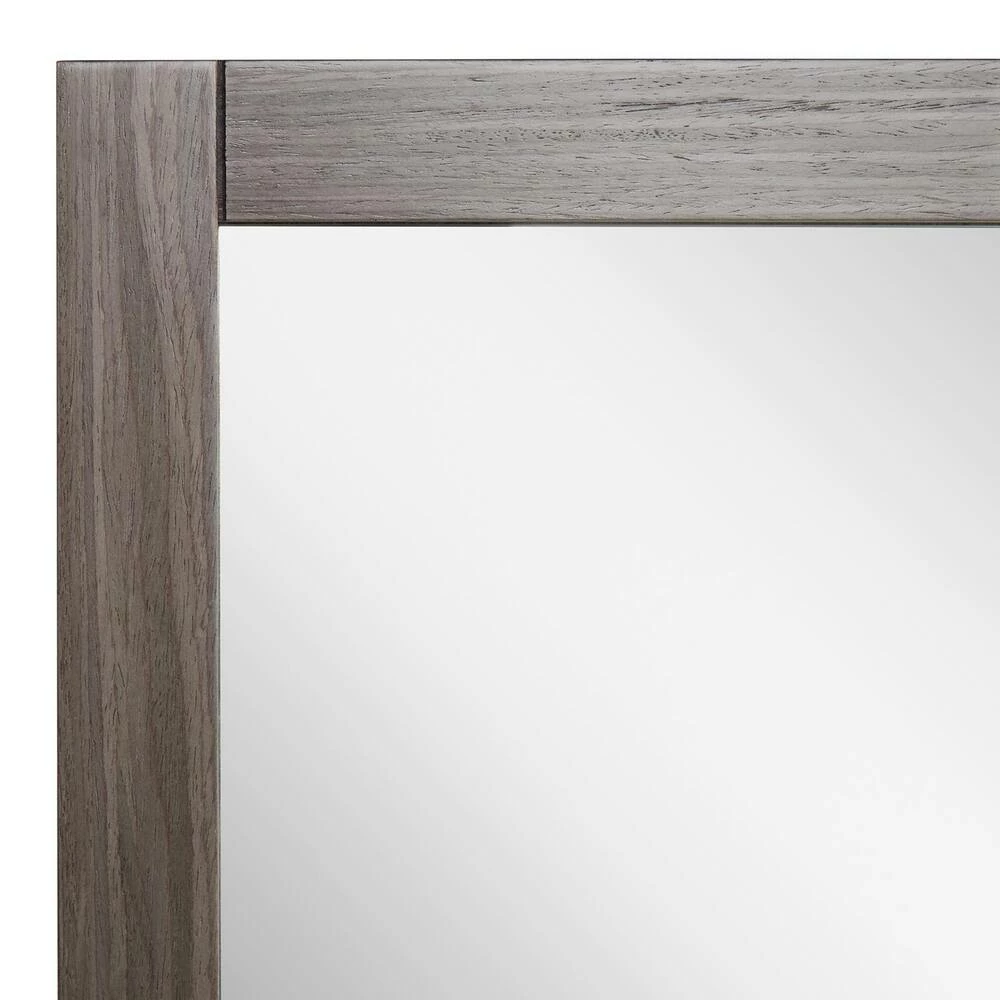 Signature Hardware Fallbrook 34 in. Rectangular Vanity Mirror in Ash Brown 4 Signature Hardware Fallbrook 34 in. Rectangular Vanity Mirror in Ash Brown - Image 4