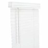Lotus & Windoware, Inc. 24 x 72 in. Faux Wood Cordless Blind in White