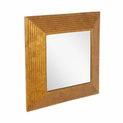 Signature Hardware Moorcroft 29-1/4 x 29-1/4 x 3-1/2 in. Square Decorative Vanity Mirror in Gold Powder Coat 7 Signature Hardware Moorcroft 29-1/4 x 29-1/4 x 3-1/2 in. Square Decorative Vanity Mirror in Gold Powder Coat -Lotus & Windoware, Inc. Shop Query 1400