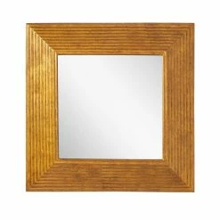 Signature Hardware Moorcroft 29-1/4 x 29-1/4 x 3-1/2 in. Square Decorative Vanity Mirror in Gold Powder Coat 8 Signature Hardware Moorcroft 29-1/4 x 29-1/4 x 3-1/2 in. Square Decorative Vanity Mirror in Gold Powder Coat -Lotus & Windoware, Inc. Shop Query 1401