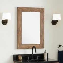 Signature Hardware Maysville 24 in. Rectangular Vanity Mirror in Grey Wash (Set of 2) 8 Signature Hardware Maysville 24 in. Rectangular Vanity Mirror in Grey Wash (Set of 2) -Lotus & Windoware, Inc. Shop Query 1419