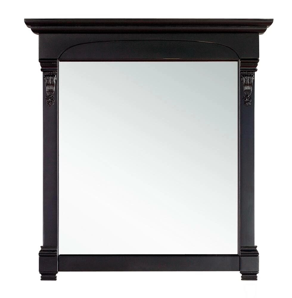 James Martin Vanities Brookfield 39.5 in. Mirror, Antique Black 2 James Martin Vanities Brookfield 39.5 in. Mirror, Antique Black - Image 2