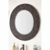 Signature Hardware Natoma 28 in. Iron Vanity Mirror in Brown Powder Coat/Gold