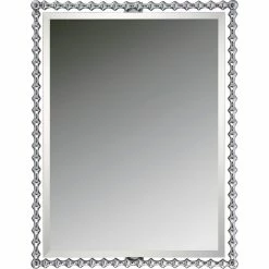 Quoizel Shelburne 33 x 25-1/2 in. Rectangle Mirror in Polished Chrome (Less Frame)