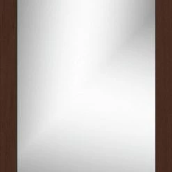 Strasser Woodenworks 32 x 24 in. Framed Wall Mirror in Chocolate Oak