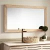 Signature Hardware Wulan 47-1/4 in. Rectangular Mirror in Whitewash