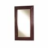 Magickwoods Sonata 30 x 18 in. Rectangular Mirror in Mahogany