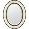 Quoizel Monterey Mosaic 30 x 24 in. Frame Oval Mirror in Malaga