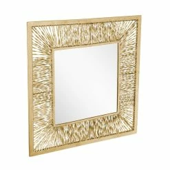 Signature Hardware Emsdale 30 x 30 x 1/2 in. Square Decorative Vanity Mirror in Gold Leaf 9 Signature Hardware Emsdale 30 x 30 x 1/2 in. Square Decorative Vanity Mirror in Gold Leaf -Lotus & Windoware, Inc. Shop Query 1496