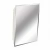American Pride 58 x 36 in. Framed Rectangle Mirror in White