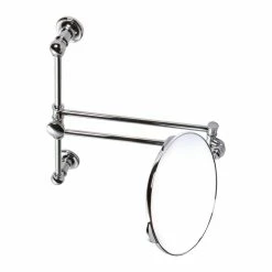 Ginger USA Columnar 14 in. Vanity Mirror in Polished Chrome