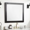 Signature Hardware Fallbrook 34 in. Rectangular Vanity Mirror in Black