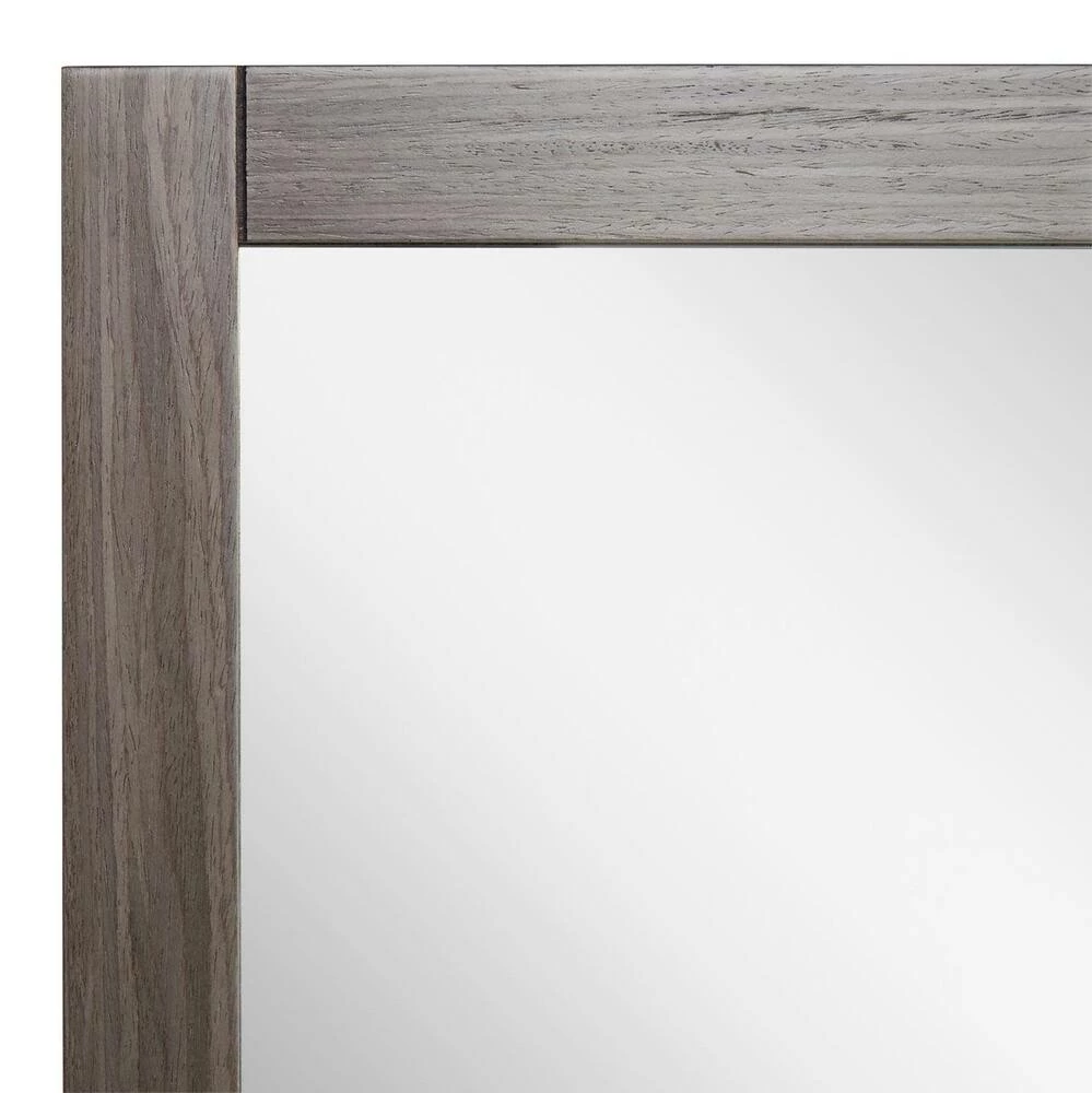 Signature Hardware Fallbrook 34 in. Rectangular Vanity Mirror in Ash Brown 3 Signature Hardware Fallbrook 34 in. Rectangular Vanity Mirror in Ash Brown - Image 3