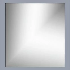 Strasser Woodenworks 32 x 30 in. Framed Wall Mirror in Satin Silver