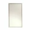 Frame 32 x 18 in. Framed Mirror in Polished Chrome