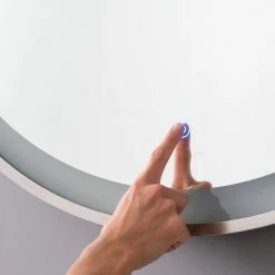 James Martin Vanities Radiance 36 in. Mirror, Brushed Nickel -Lotus & Windoware, Inc. Shop Query 1546